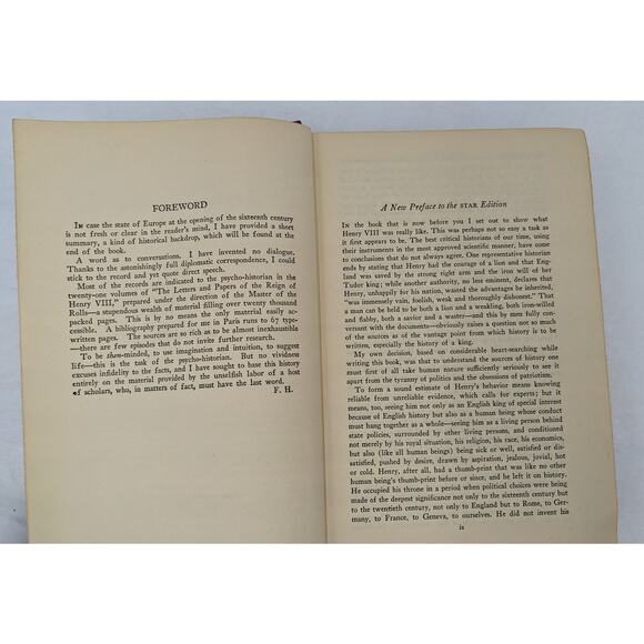Henry The Eighth By Francis Hackett Illustrated Biography Star Book Vintage 1931 - Picture 11 of 16